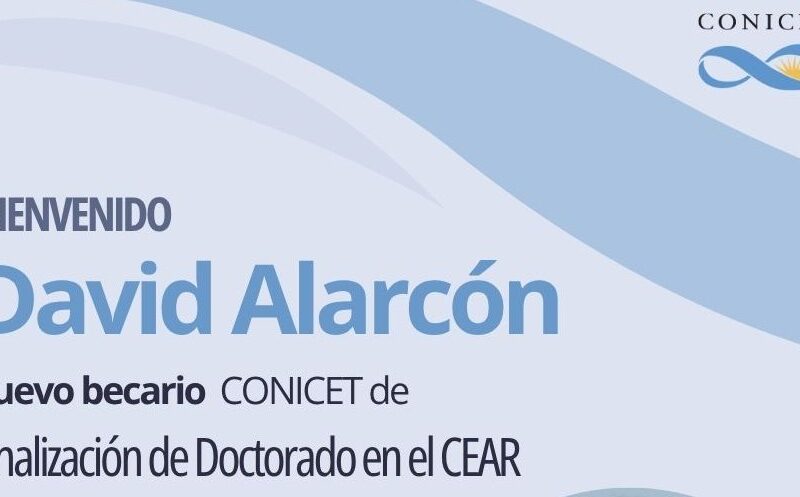 Nuevo becario del CONICET